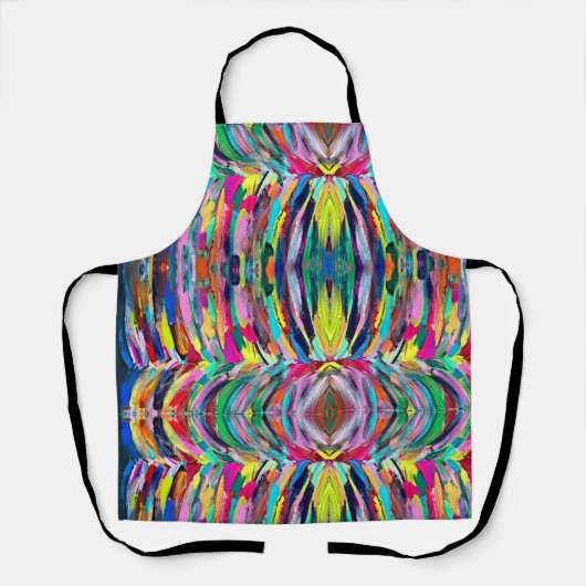 Fantasie kleurenpalet art print schort (Voorkant)