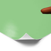 Fantasie Kleurrijke Leprechaun Art Deco Stijl Perfect Poster (Hoek)