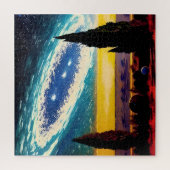 Fantasie Kosmisch Ballet Landschap Legpuzzel (Verticaal)