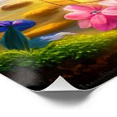 Fantasie Leuk Beer Honey Pot Perfect Poster (Hoek)