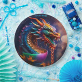 Fantasie Leuke Draak Oude Vaas Papieren Bordje (Feest)