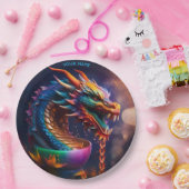 Fantasie Leuke Draak Oude Vaas Papieren Bordje (Feest)