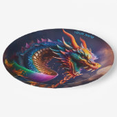 Fantasie Leuke Draak Oude Vaas Papieren Bordje (Gekanteld)