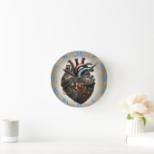 Fantasie Leuke Steampunk Open Hart Ronde Klok (Huis)