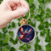 Fantasie Leuke Vivid Rising Phoenix Sleutelhanger (Hand)