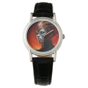 Fantasie magische kunst vrouw horloge