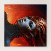 Fantasie magische kunst vrouw legpuzzel (Horizontaal)