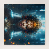 Fantasie magische kunst vrouw legpuzzel (Horizontaal)