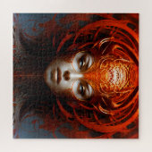 Fantasie magische kunst vrouw legpuzzel (Horizontaal)