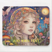 Fantasie Meisje - Custom Muismat (Voorkant)