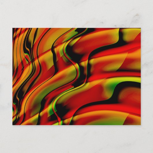 Fantasie met rood briefkaart (Voorkant)