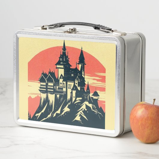 Fantasie middeleeuws kasteel - Japanse houtsnede s (In situ)