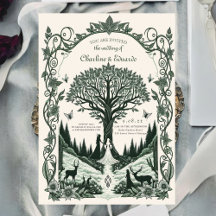 Fantasie Middeleeuwse gravure Kunst Bruiloft