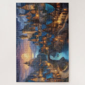 Fantasie middeleeuwse nacht legpuzzel (Verticaal)