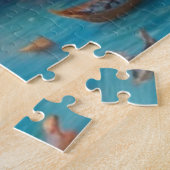 Fantasie middeleeuwse stad moeilijk op te lossen legpuzzel (Zijkant)