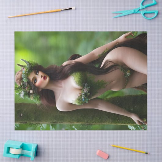 Fantasie Mooi Bos Fairy Decoupage Tissuepapier (Craft)