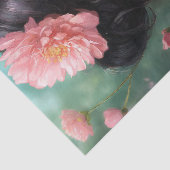 Fantasie mooi roze fee meisje decoupage tissuepapier (Detail)