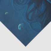 Fantasie Mooie Blauwe Zeemeermin Decoupage Tissuepapier (Detail)