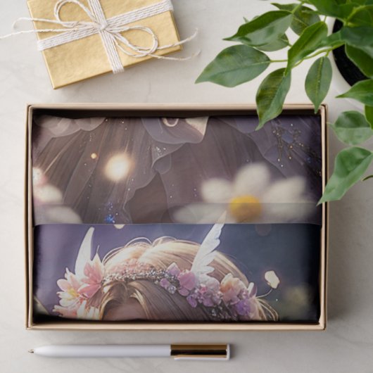 Fantasie Mooie Bloem Fairy Decoupage Tissuepapier (Geschenk)