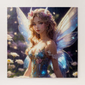 Fantasie Mooie Bloem Fairy Legpuzzel (Verticaal)