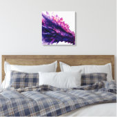 Fantasie Mystieke Amethist Crystal Dragon Beast Canvas Afdruk (Insitu (Slaapkamer))