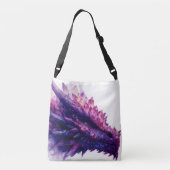 Fantasie Mystieke Amethist Crystal Dragon Beast Crossbody Tas (Achterkant)