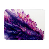 Fantasie Mystieke Amethist Crystal Dragon Beast Magneet (Horizontaal)