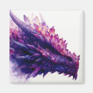Fantasie Mystieke Amethist Crystal Dragon Beast Magneet
