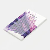 Fantasie Mystieke Amethist Crystal Dragon Beast Post-it® Notes (Schuin)