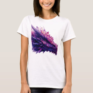 Fantasie Mystieke Amethist Crystal Dragon Beast T-shirt