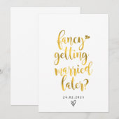 fantasie om later te trouwen kaart (Voorkant / Achterkant)