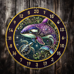 Fantasie Orka Turtle Dartboard Wall Art Dartbord