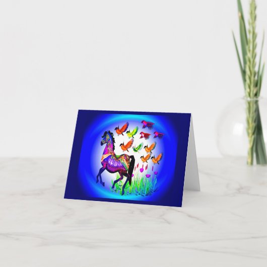 Fantasie Paard Notitiekaarten (Voorkant)