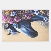 Fantasie Paarden Decoupage Collage Wrapping Papier Inpakpapier Vel (Voorkant 2)