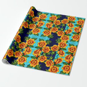 Fantasie Papavers Cadeaupapier
