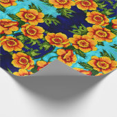 Fantasie Papavers Cadeaupapier (Hoek)