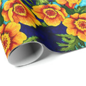 Fantasie Papavers Cadeaupapier (Rol Hoek)