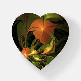 Fantasie Plant Abstract Groen Roest Bruin Fractal
