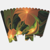 Fantasie Plant Abstract Groen Roest Bruin Fractal Bedankdoosjes (Ongevouwen)