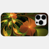 Fantasie Plant Abstract Groen Roest Bruin Fractal Case-Mate iPhone Case (Achterkant (horizontaal))