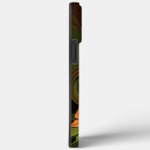 Fantasie Plant Abstract Groen Roest Bruin Fractal Case-Mate iPhone Case (Achterkant / Rechts)