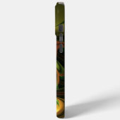 Fantasie Plant Abstract Groen Roest Bruin Fractal Case-Mate iPhone Case (Achterkant / Links)