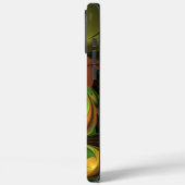 Fantasie Plant Abstract Groen Roest Bruin Fractal Case-Mate iPhone Case (Achterkant / Links)