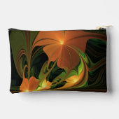 Fantasie Plant Abstract Groen Roest Bruin Fractal Etui (Achterkant)