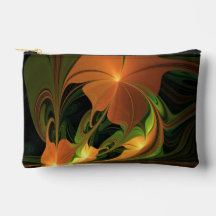 Fantasie Plant Abstract Groen Roest Bruin Fractal