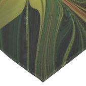 Fantasie Plant Abstract Groen Roest Bruin Fractal Tafelkleed (Gekanteld)