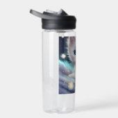 Fantasie pluizig witte kat waterfles (Rechts)