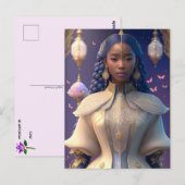 Fantasie Prinses, Postcrossing Briefkaart (Voorkant / Achterkant)