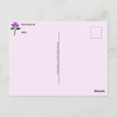 Fantasie Prinses, Postcrossing Briefkaart (Achterkant)