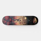 Fantasie robot kat skateboard (Horizontaal)